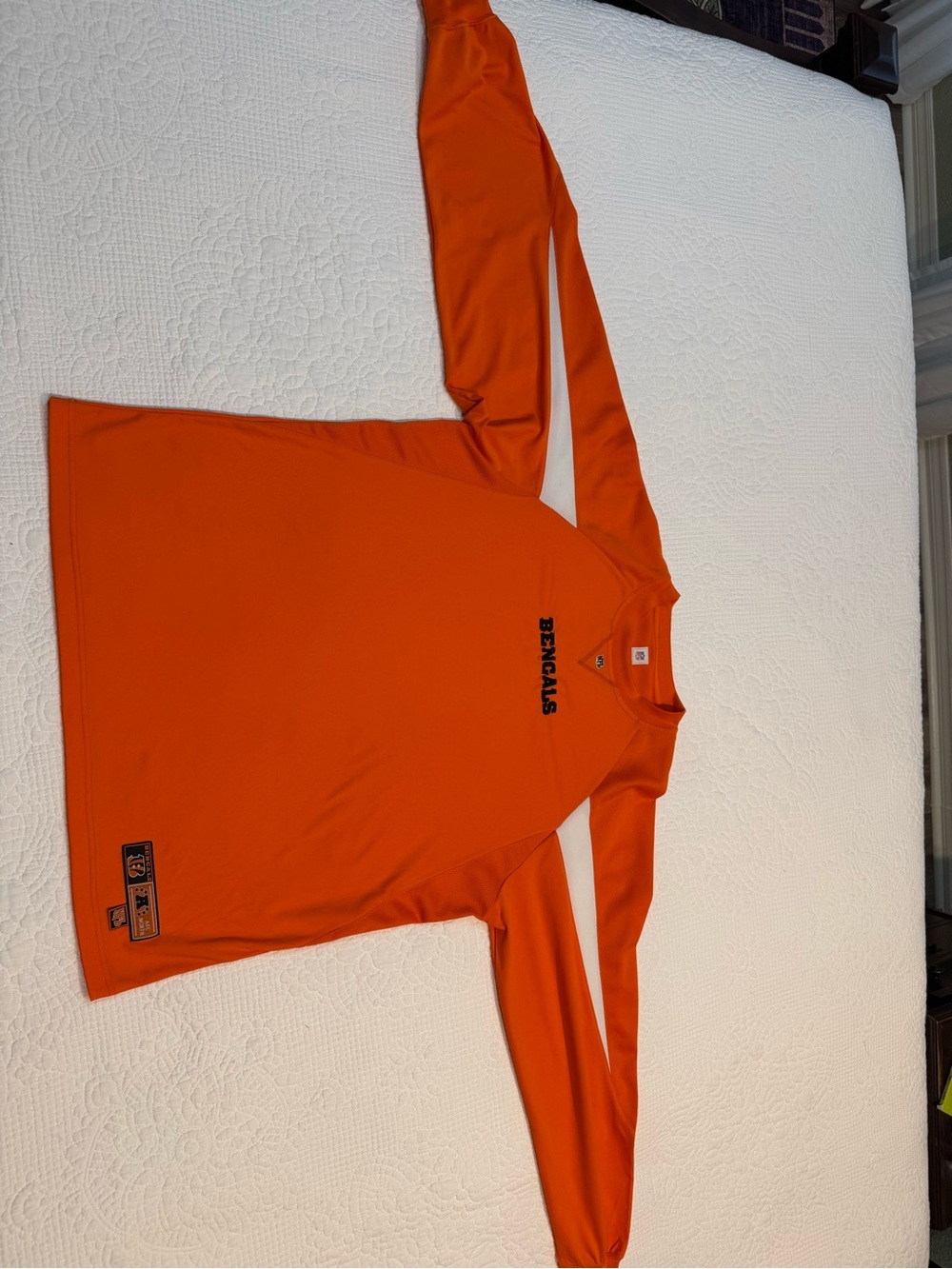 NFL Bengals Long Sleeve Mens Long Sleeve Top - Orange